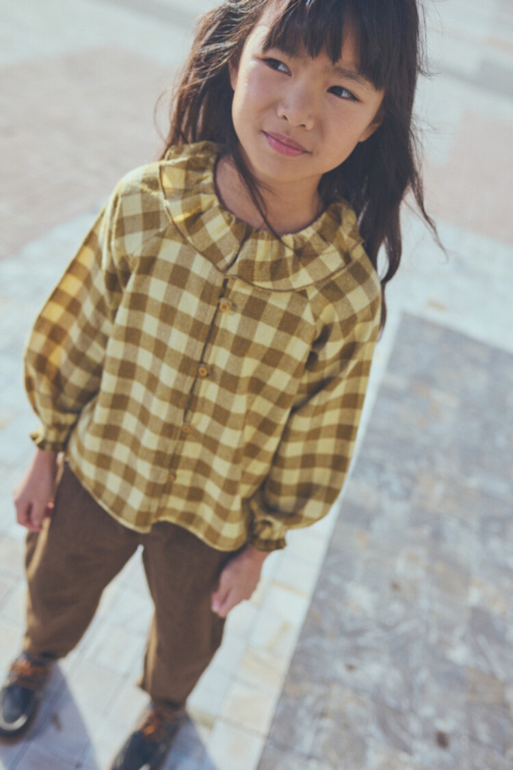 COZMO Atenas Denim Paperbag Pants - Brown