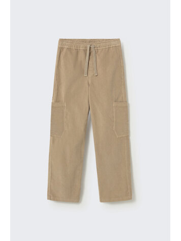 COZMO Blas Corduroy Cargo Pants - Stone