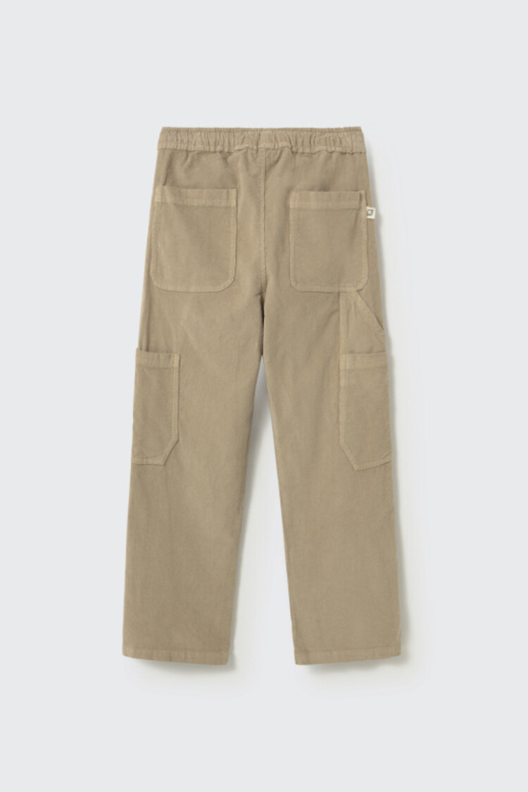 COZMO Blas Corduroy Cargo Pants - Stone