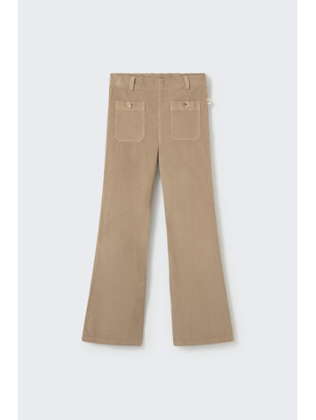 COZMO Altea Corduroy Flared Pants - Stone