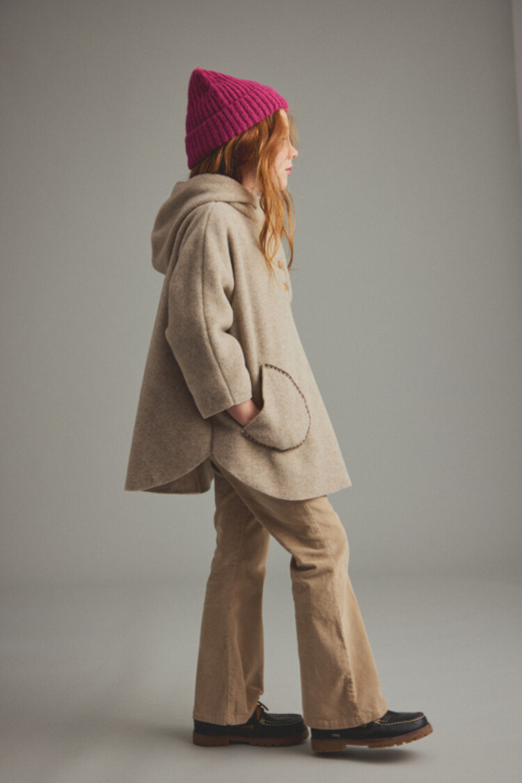 COZMO Altea Corduroy Flared Pants - Stone
