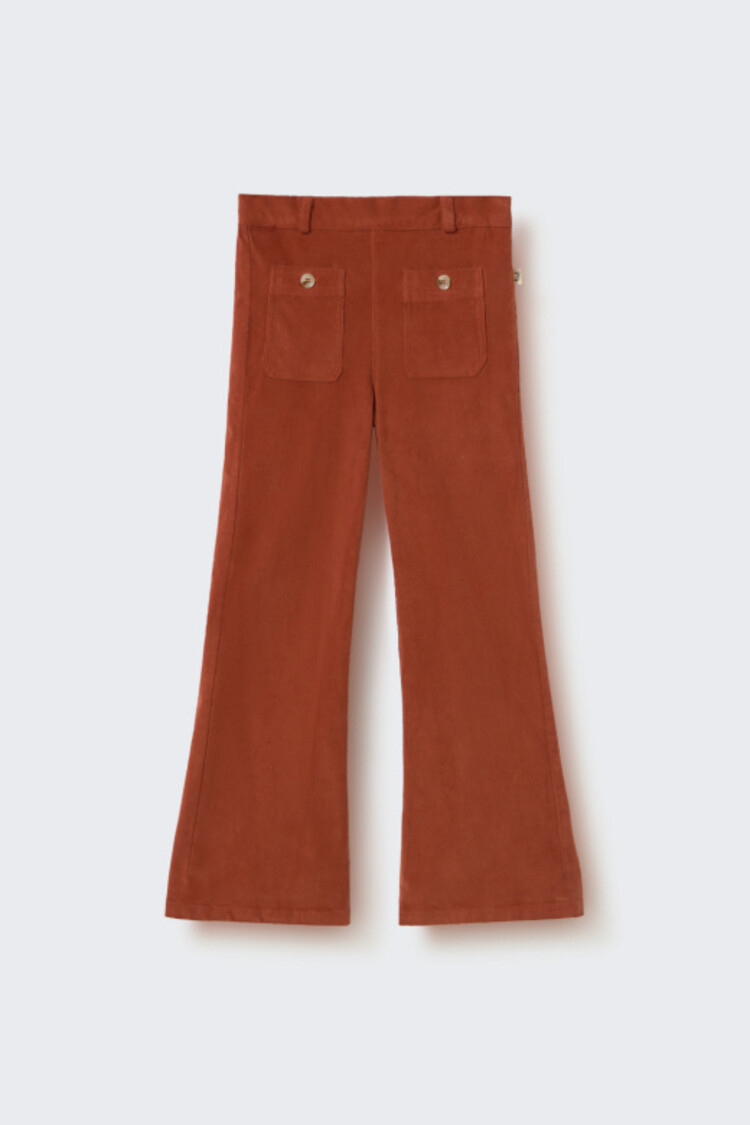 COZMO Altea Corduroy Flared Pants - Ginger