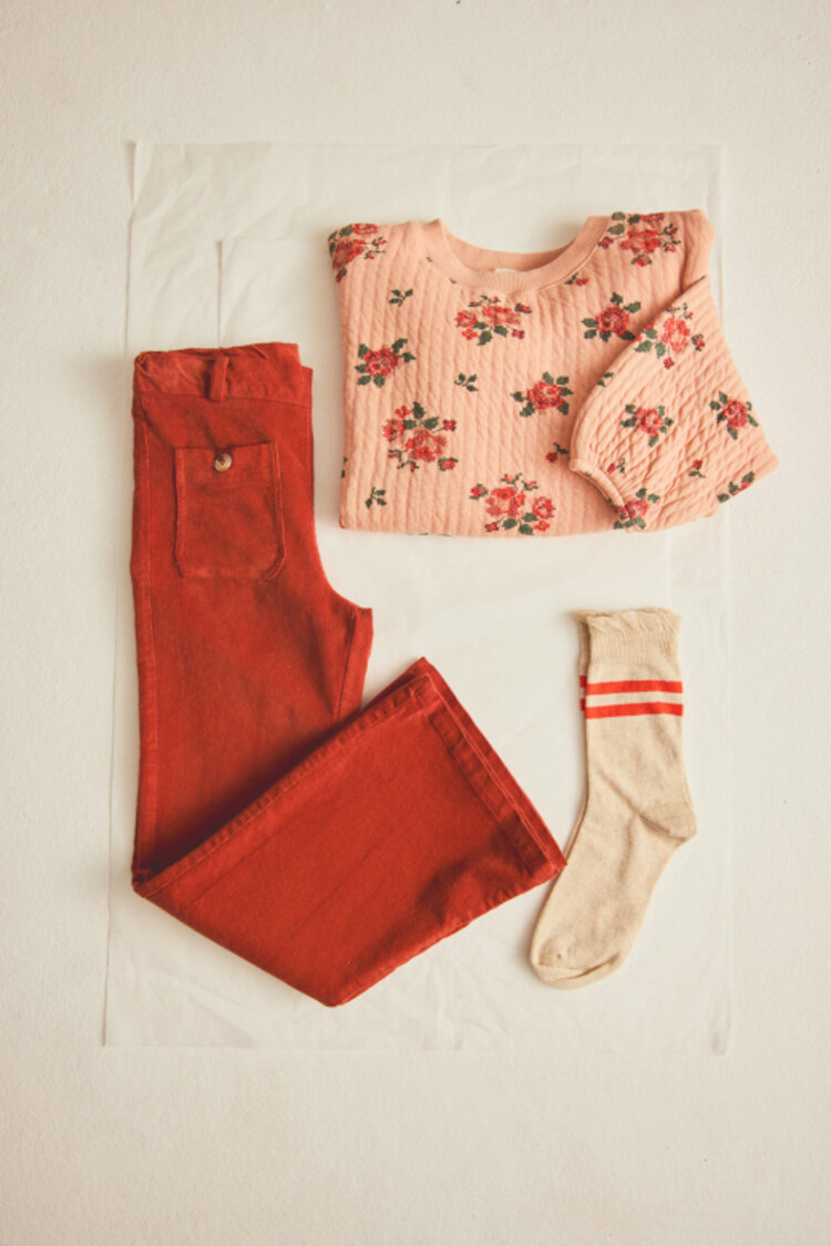 COZMO Altea Corduroy Flared Pants - Ginger