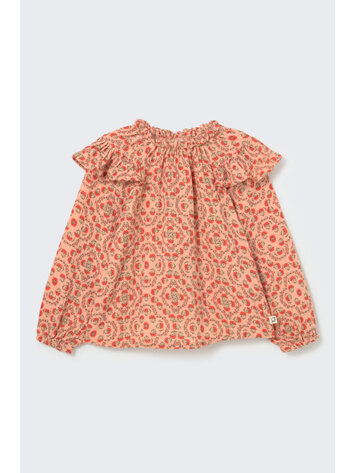 COZMO Elda Floral Print Blouse - Petal