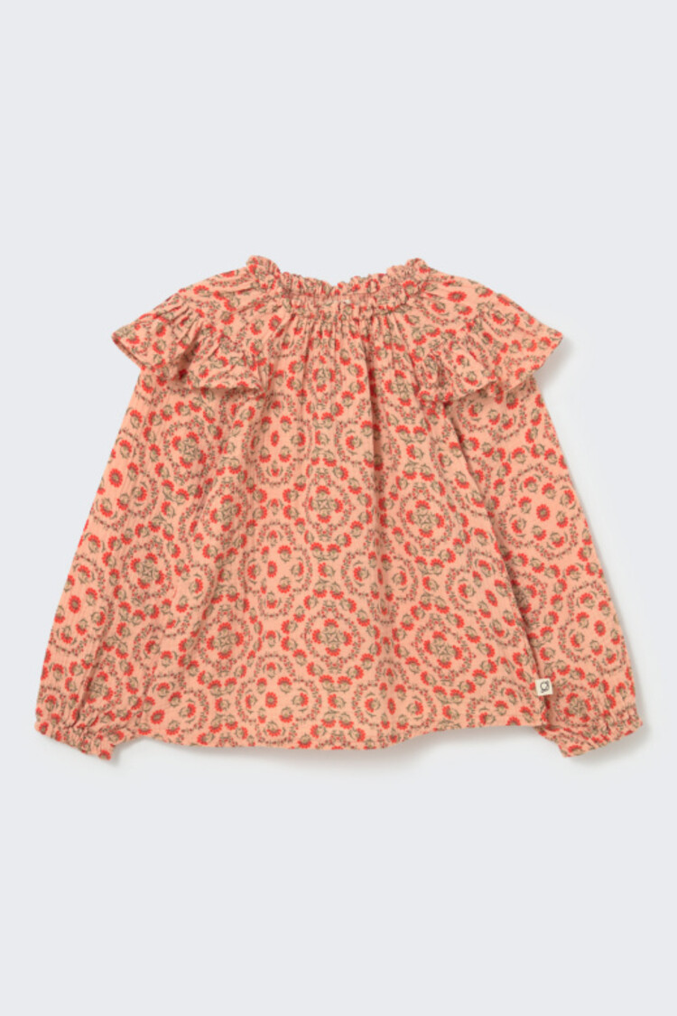 COZMO Elda Floral Print Blouse - Petal
