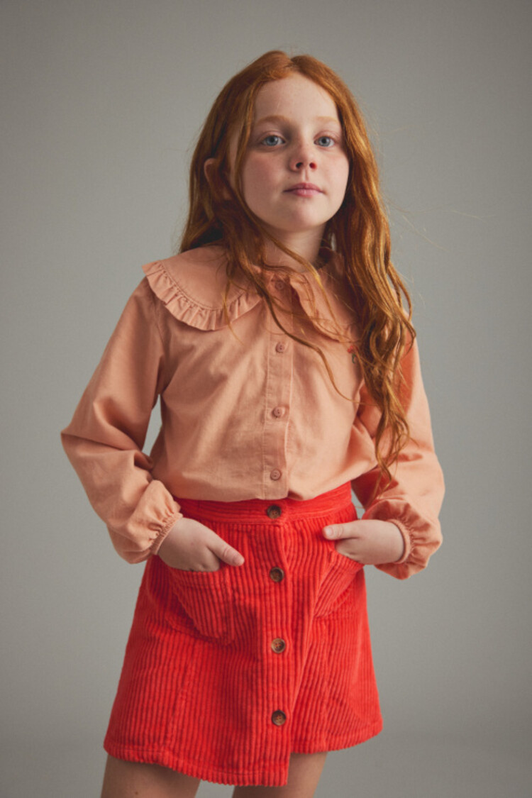 COZMO Laila Corduroy Blouse - Petal