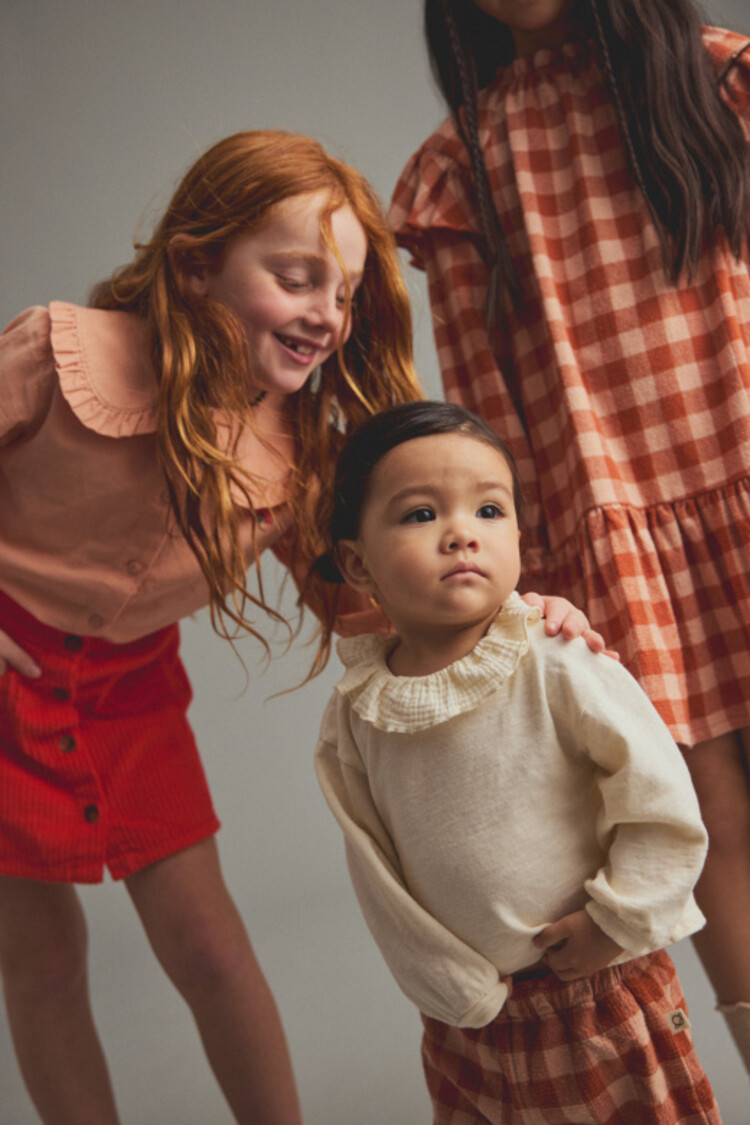 COZMO Laila Corduroy Blouse - Petal