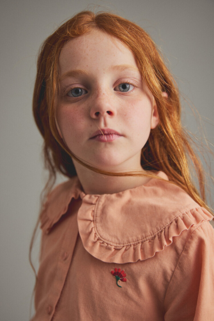 COZMO Laila Corduroy Blouse - Petal