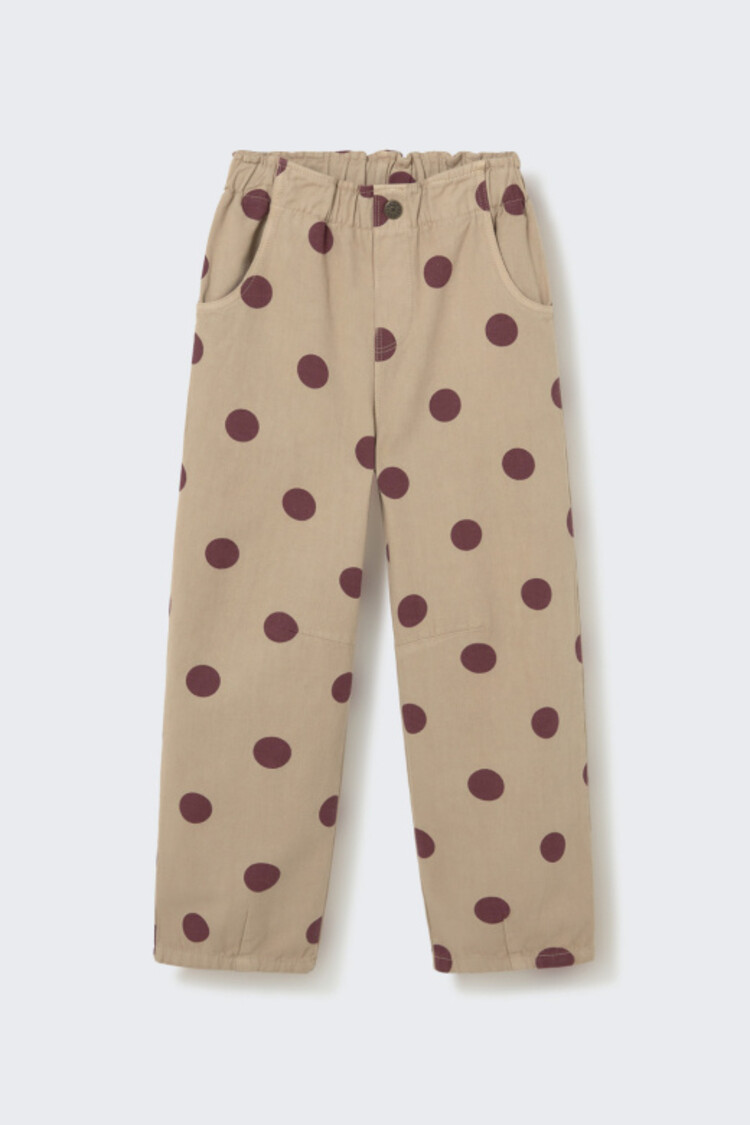 COZMO Atenas Polka Dott Pants - Stone