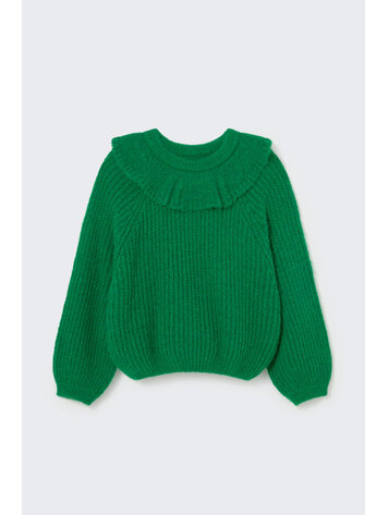 COZMO Lua Collar Sweater - Grass