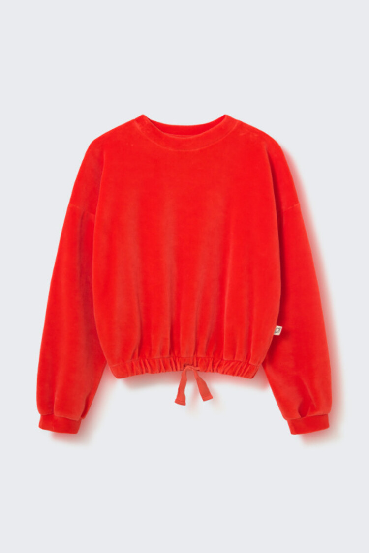 COZMO Fara Bow Sweatshirt - Spicy Orange
