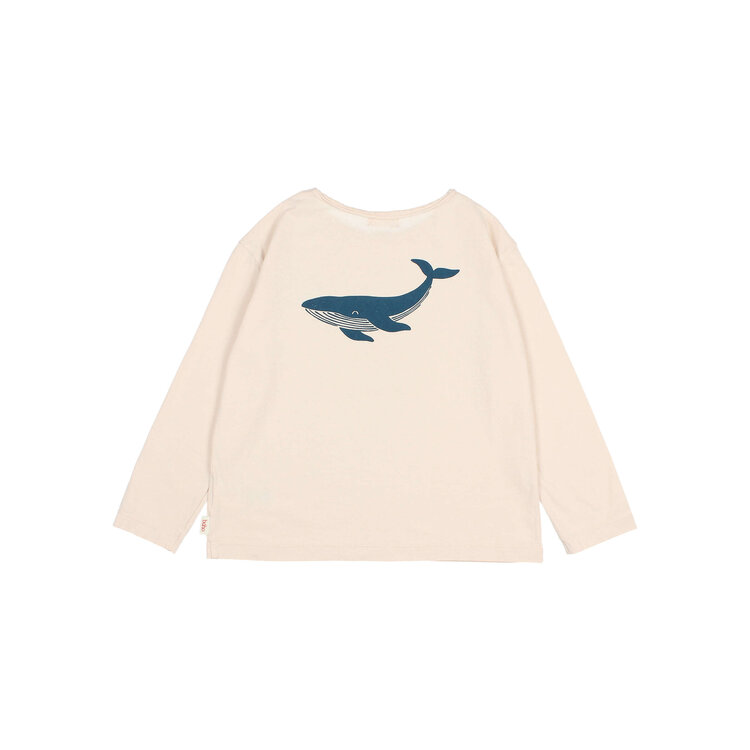 Buho Whale T-shirt - Natural