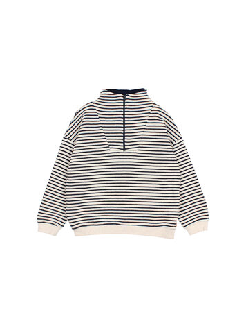 Buho Soft Stripes Sweatshirt - Navy