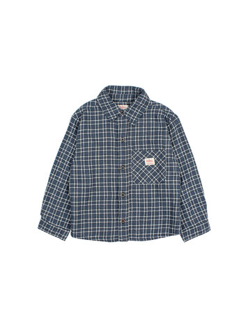 Buho Tartan Shirt - Navy