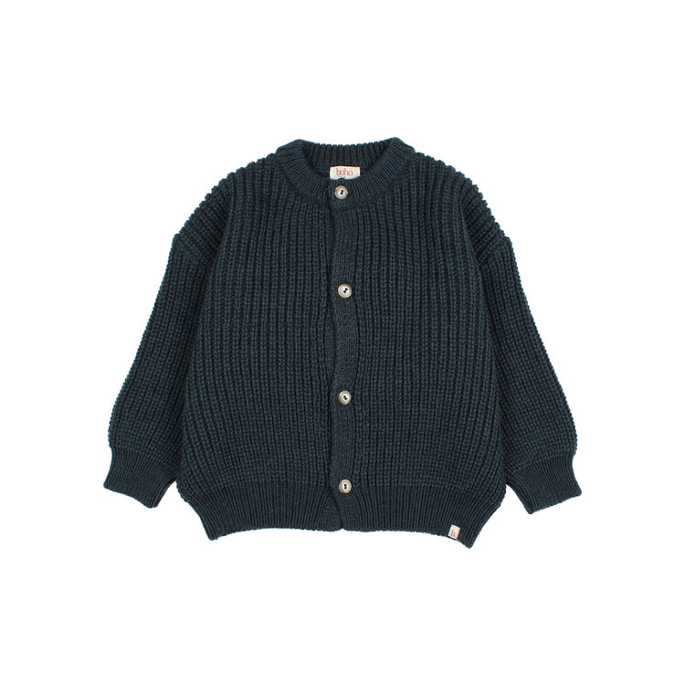 Buho Soft Knit Cardigan - Whale