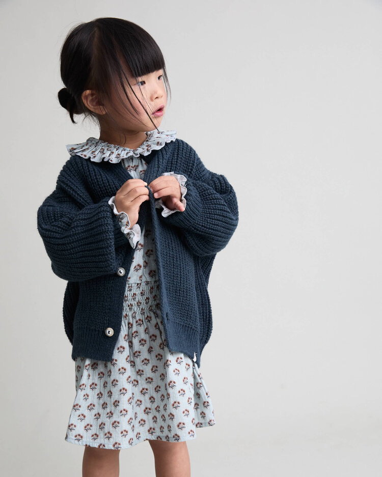 Buho Soft Knit Cardigan - Whale