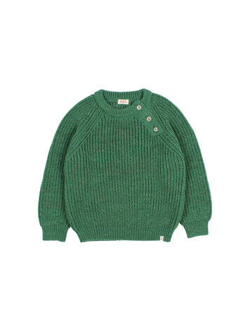 Buho Soft Knit Jumper - Forest Green