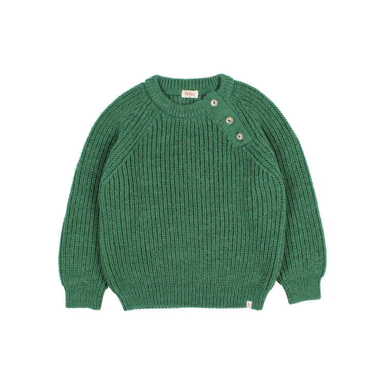 Buho Soft Knit Jumper - Forest Green