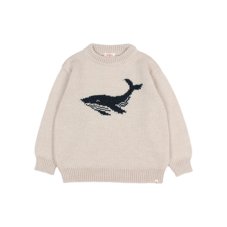 Buho Whale Jumper - Natural