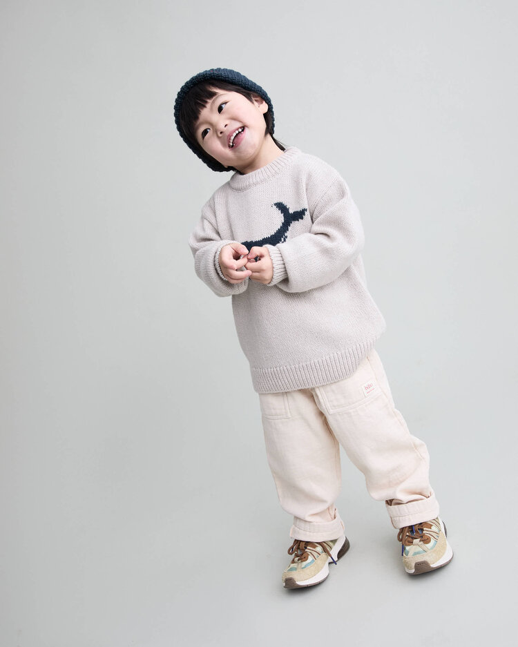 Buho Whale Jumper - Natural