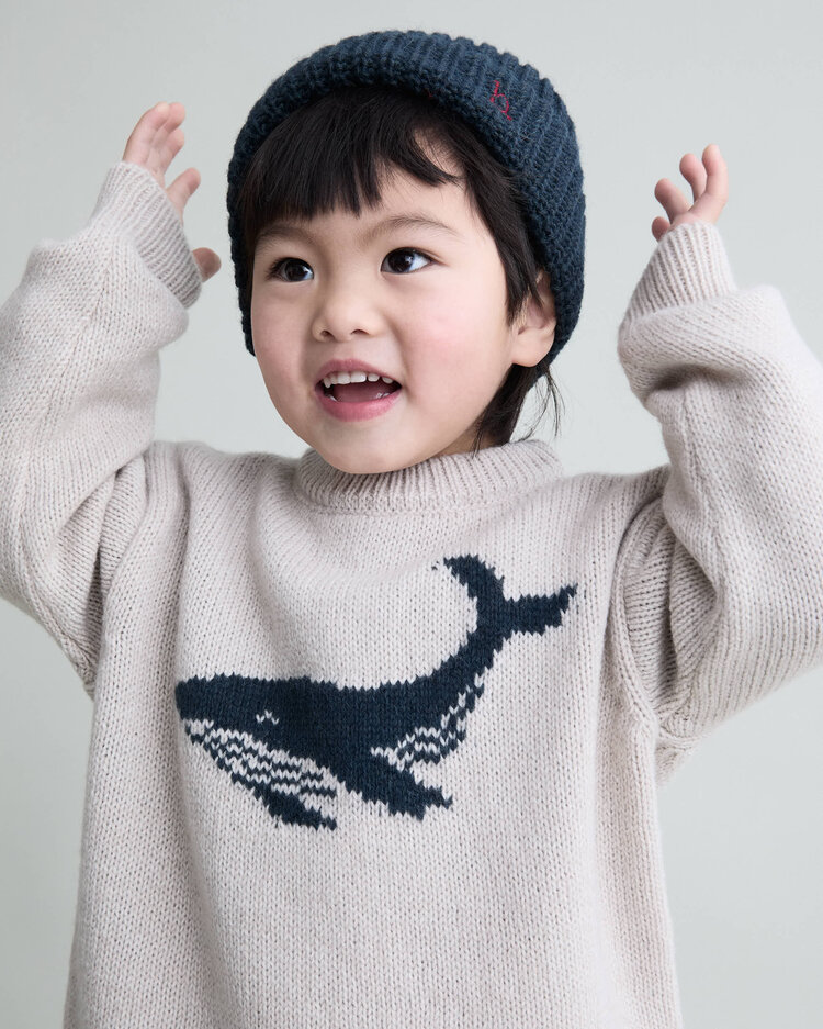 Buho Whale Jumper - Natural