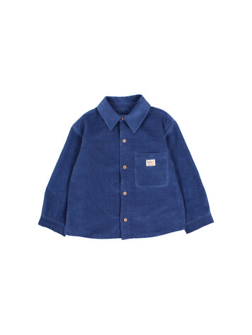 Buho Soft Velour Shirt - Marine