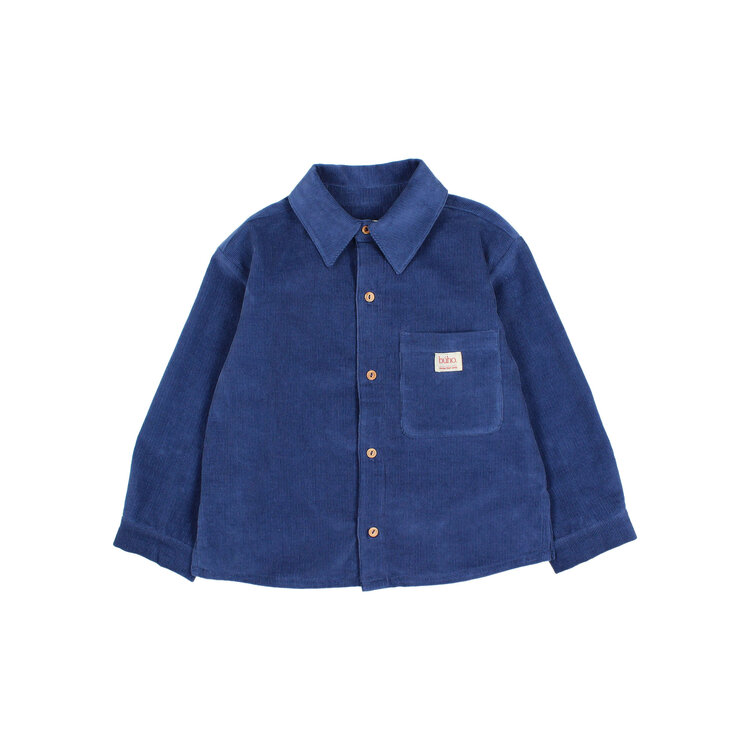Buho Soft Velour Shirt - Marine