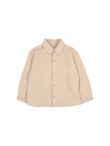 Buho Soft Velour Shirt - Biscuit