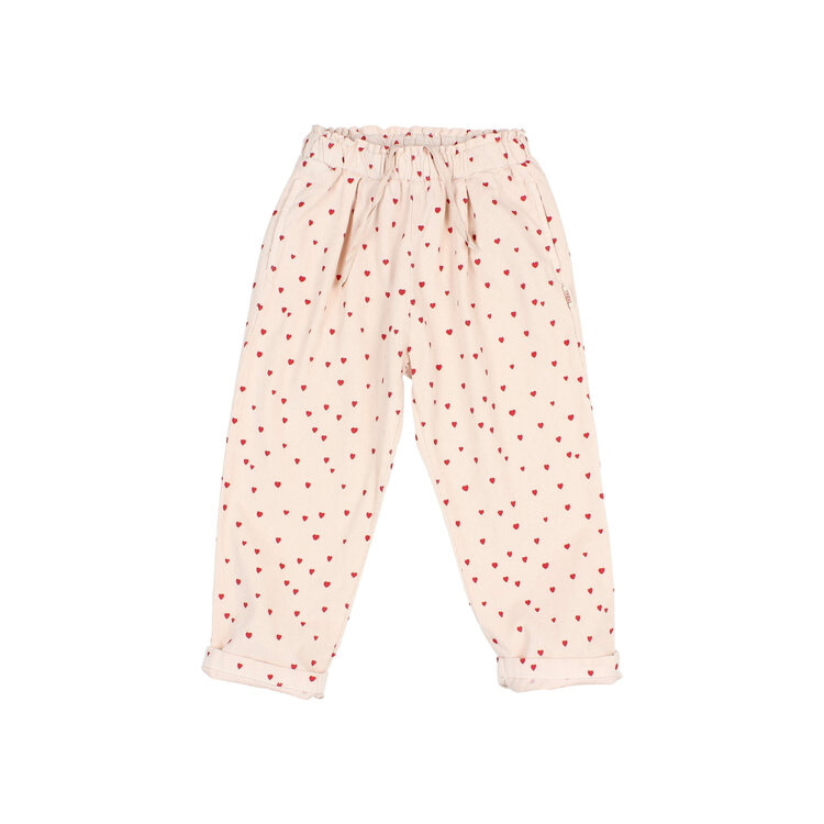 Buho Mini Cuore Pants - Cream Pink