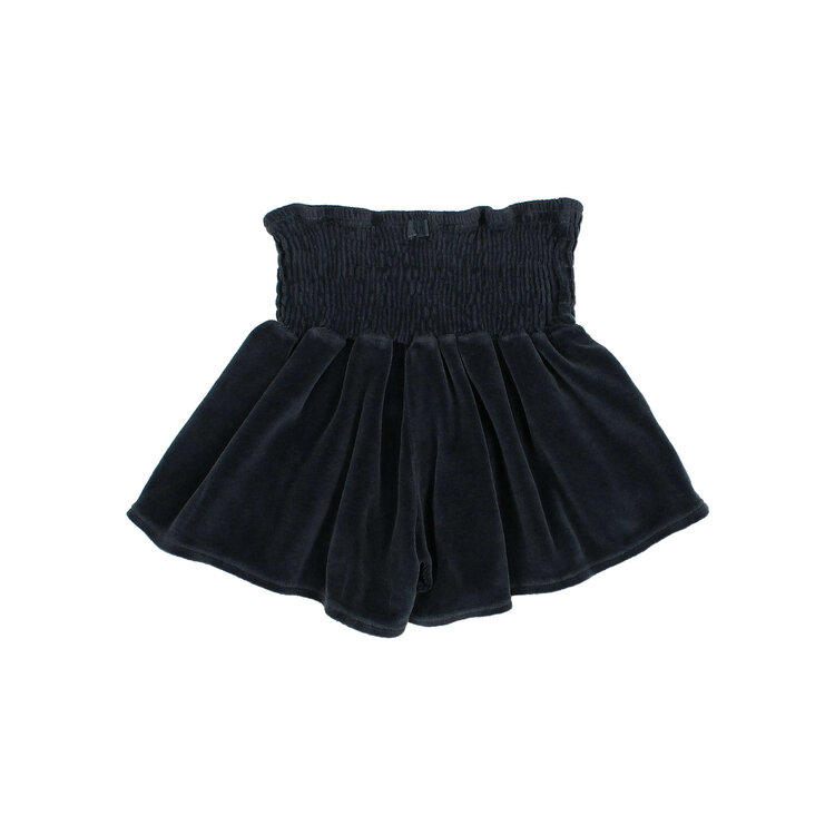 Buho Velvet Skirt-short - Whale