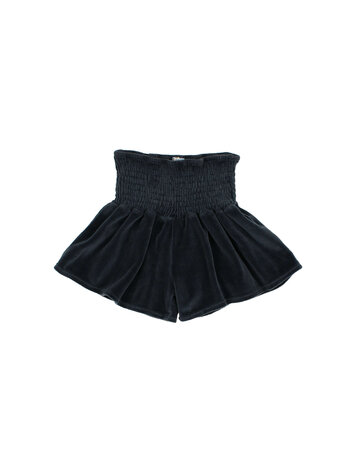 Buho Velvet Skirt-short - Whale