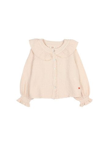 Buho Plumeti Blouse - Cream Pink