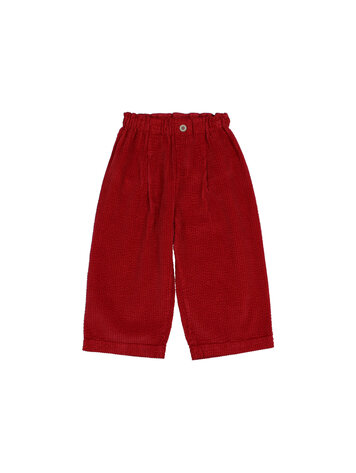 Buho Corduroy Girly Pants - Cherry