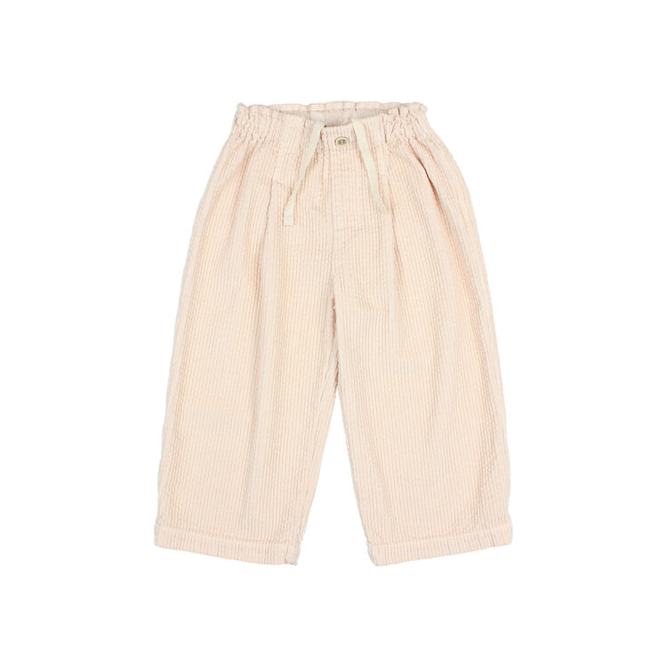 Buho Corduroy Girly Pants - Cream Pink