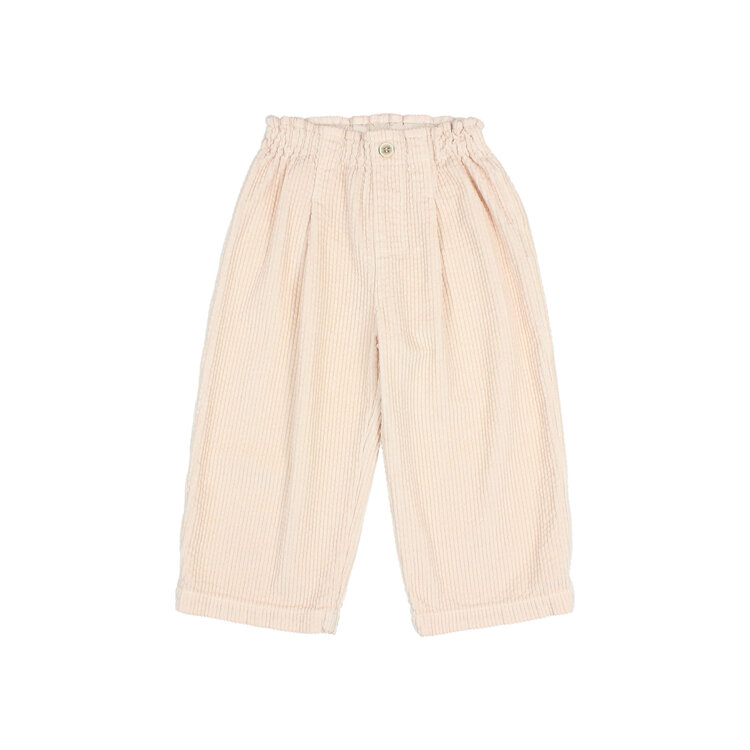 Buho Corduroy Girly Pants - Cream Pink