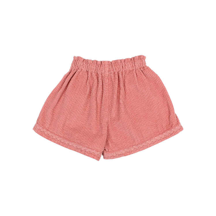 Buho Corduroy Skirt-short - Peony
