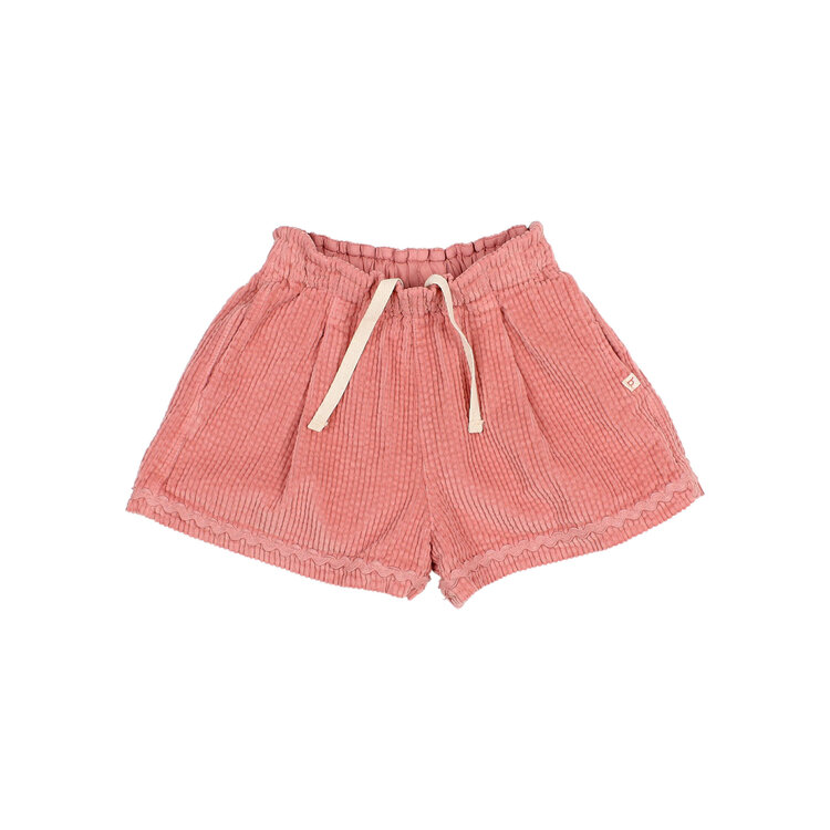 Buho Corduroy Skirt-short - Peony