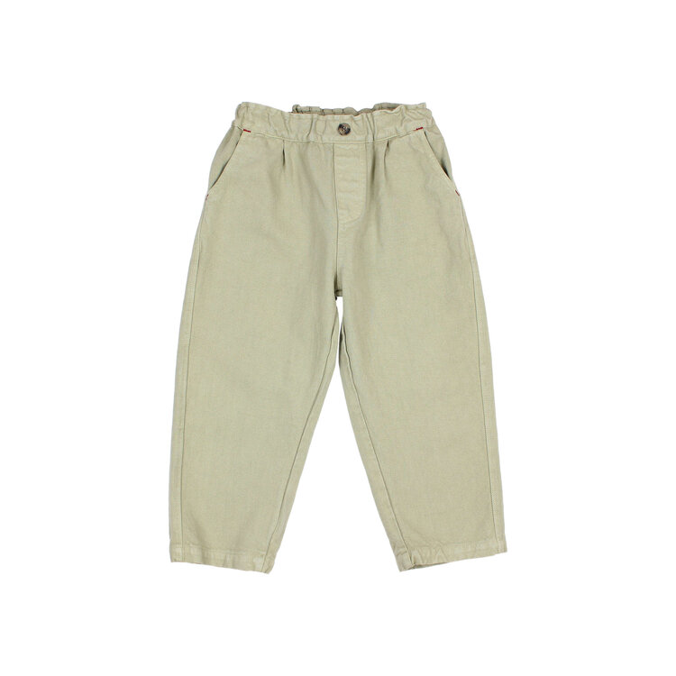 Buho Drill Pants - Green Tea