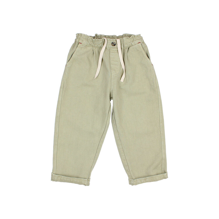 Buho Drill Pants - Green Tea