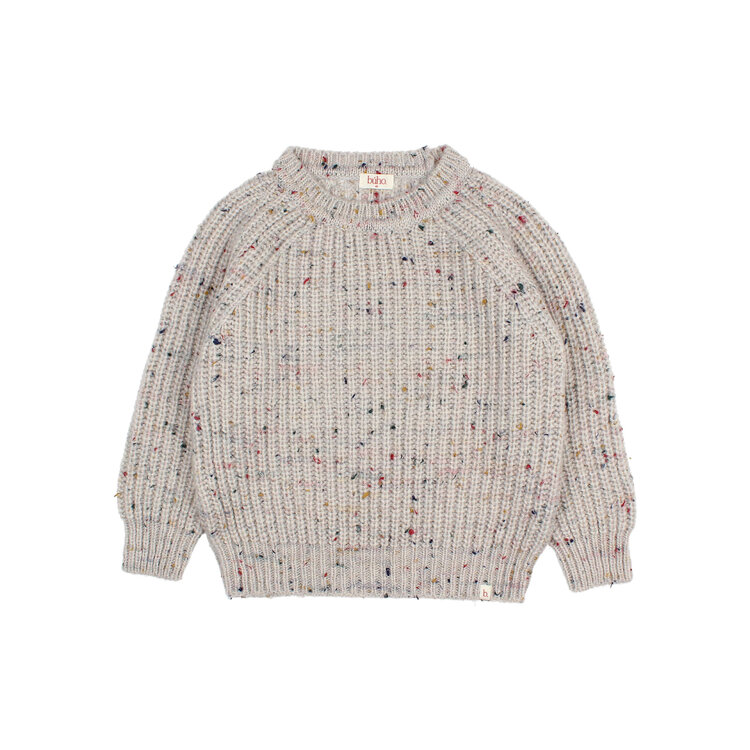 Buho Botonato Jumper -  Pearl Grey