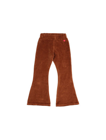 Buho Velvet Legging Flare - Cookie