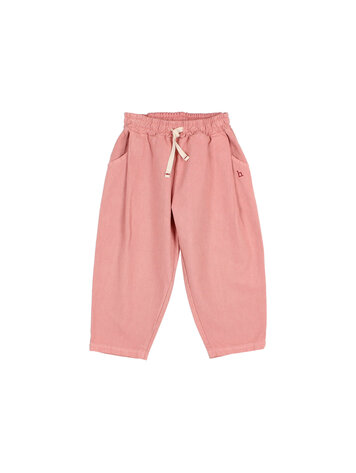 Buho Drill Girly Pants - Peony