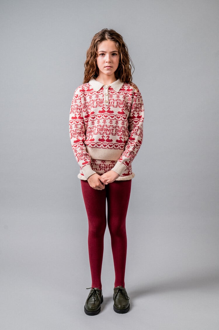 Birinit Cherry Ducks Sweater - Punto