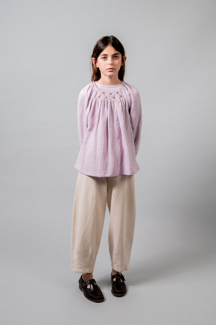 Birinit Long Denim Pants - Ivory