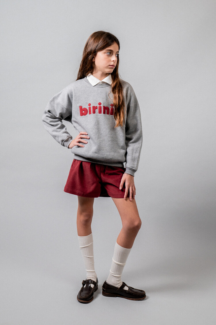 Birinit Corduroy Bermuda Shorts - Burgundy