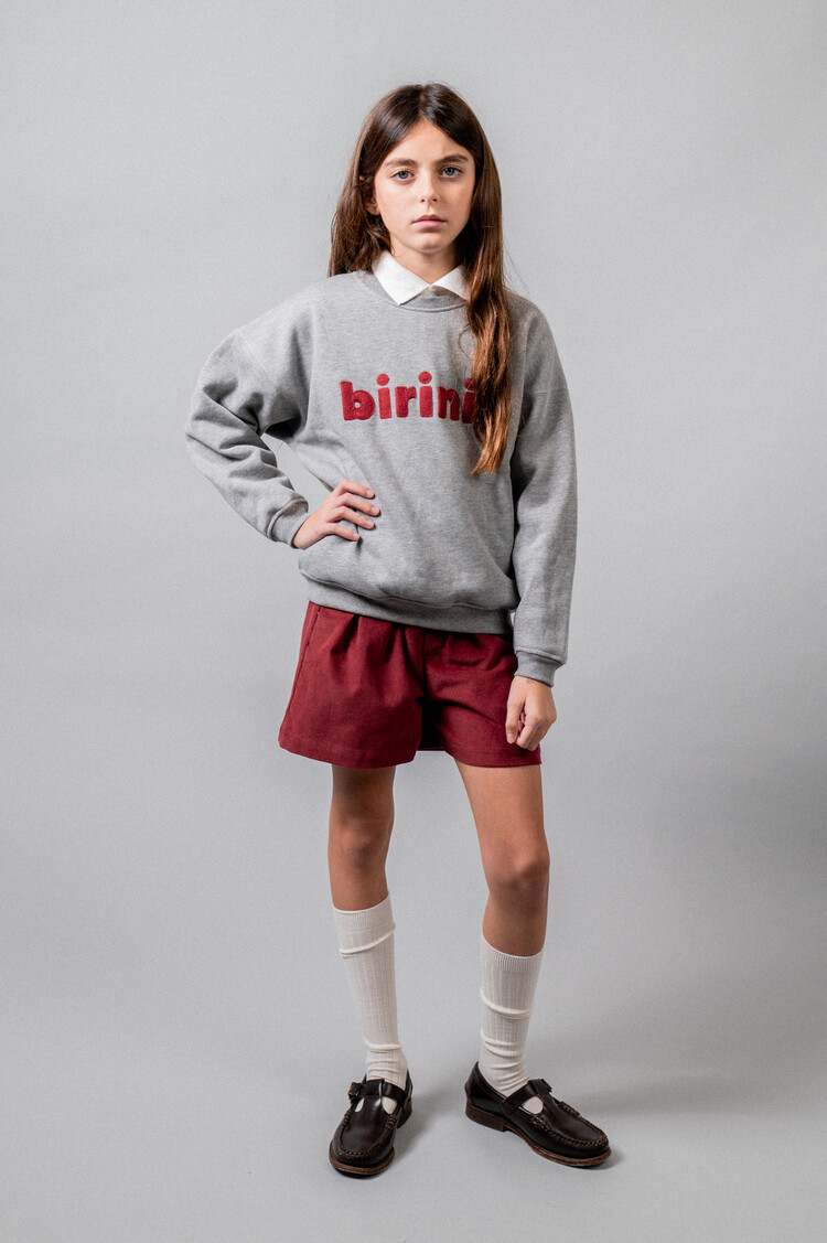 Birinit Corduroy Bermuda Shorts - Burgundy