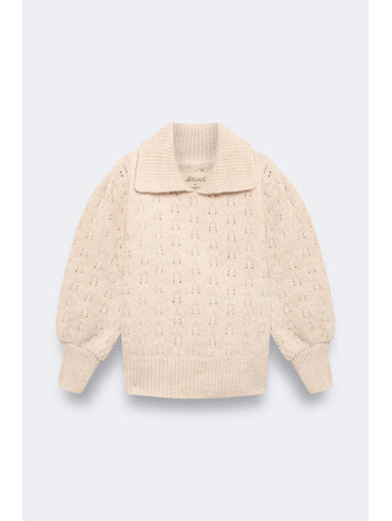 Birinit Biri V-neck Sweater - Ivory Punto