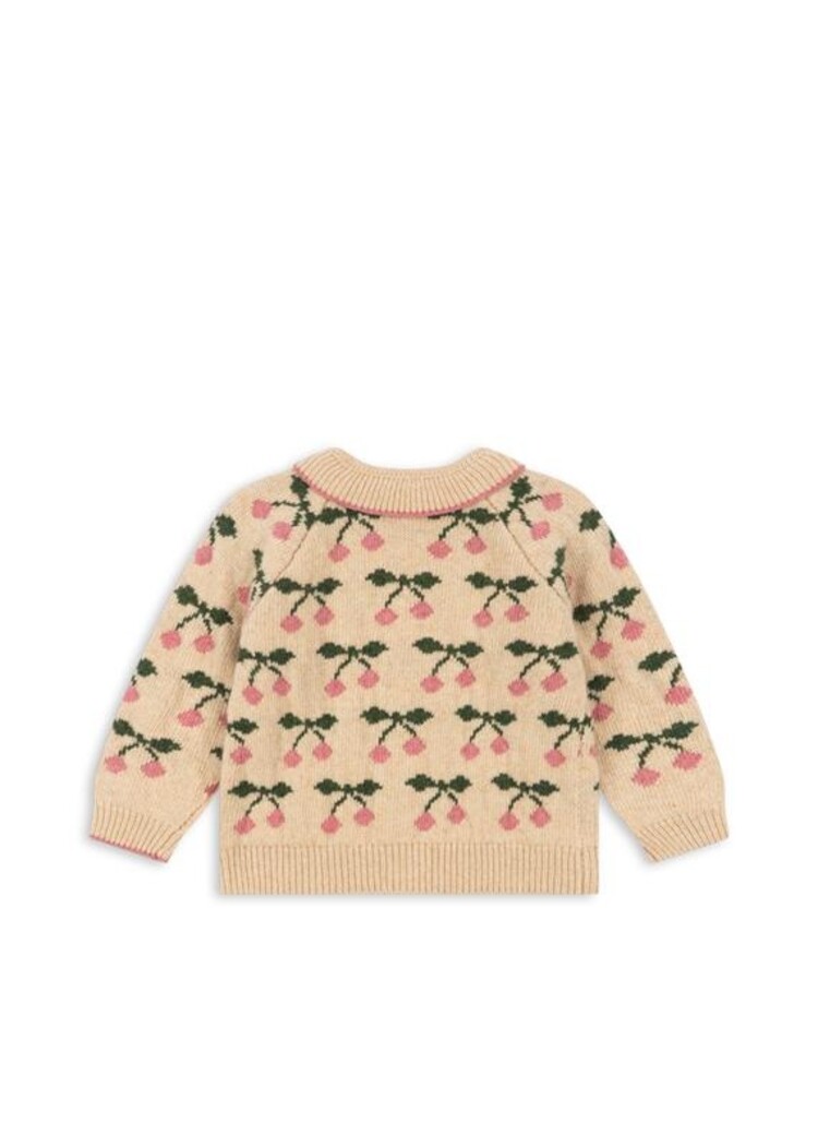 Konges Sløjd Belou Collar Cardigan - Cherry