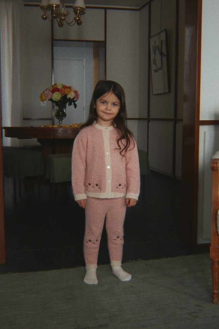 Konges Sløjd Kitty Cardigan - Silver Pink
