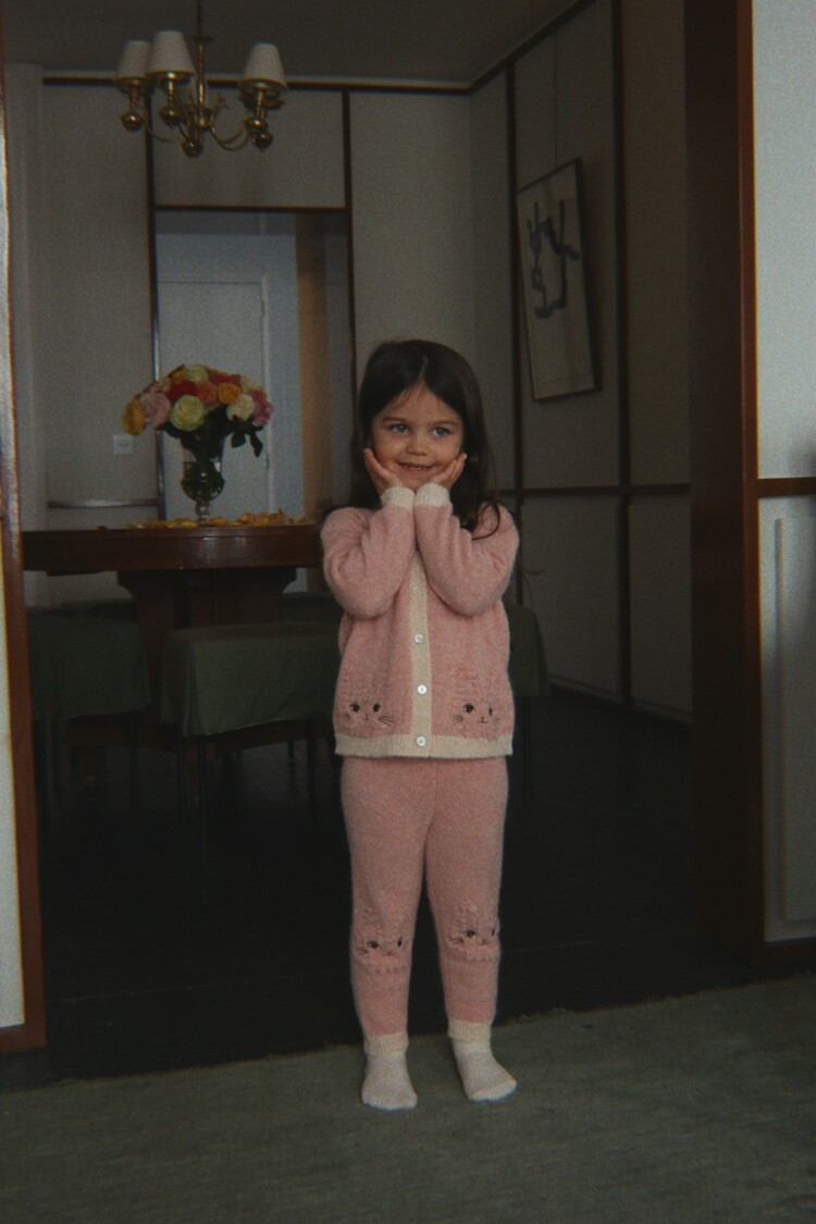 Konges Sløjd Kitty Cardigan - Silver Pink